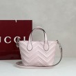 Bora Pari all'originale replica tote piccola Gucci GG Marmont 855391 Rosa