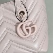 Bora Pari all'originale replica tote piccola Gucci GG Marmont 855391 Rosa