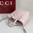 Bora Pari all'originale replica tote piccola Gucci GG Marmont 855391 Rosa
