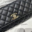 Borse Chanel 26P piccola con manico Coco AS6091 nera