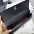 Borse Chanel 26P piccola con manico Coco AS6091 nera