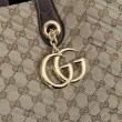 Borse tote media Gucci 855279 GG Marmont Marrone