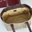 Borse tote media Gucci 855279 GG Marmont Marrone