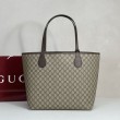 Borse tote media Gucci Ophidia marrone