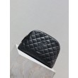 Pochette grande YSL Saint Laurent Cassandre trapuntata e ricamata Nera