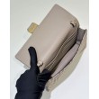 Portafoglio Fendi con catena, modello Baguette in tessuto jacquard FF marrone