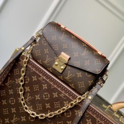 Cloni Borse Replica Louis Vuitton Pochette Métis East West M46279 Marrone firmate