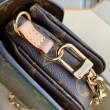 Borse Replica LV Pochette Métis East West M46279 Marrone