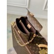 Borse Replica LV Pochette Métis East West M46279 Marrone