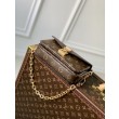 Borse Replica LV Pochette Métis East West M46279 Marrone