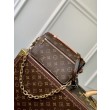 Borse Replica LV Pochette Métis East West M46279 Marrone
