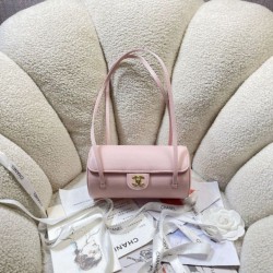 Borse bowling piccola Chanel AS6143 Rosa