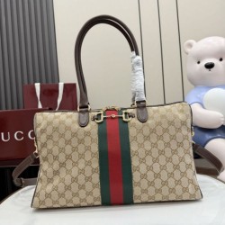 Cloni Borsa bauletto grande Gucci Borsetto 866734 Marrone firmate
