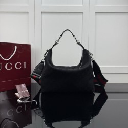 Cloni Borse Replica Alta Qualità a tracolla media da uomo Gucci Brera 866938 nera firmate
