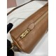 Cloni Pochette compatta in nappa Miu Miu 5NE851 Marrone firmate