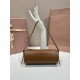Cloni Pochette compatta in nappa Miu Miu 5NE851 Marrone firmate