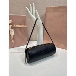 Pochette compatta in nappa Miu Miu 5NE851 Nero