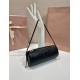 Replica di lusso Pochette compatta in nappa Miu Miu 5NE851 Nero Imitazioni Cloni Pochette compatta in nappa Miu Miu 5NE851 Nero firmate