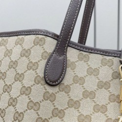 Replica di lusso Borsa tote grande Gucci Jackie 867014 Marrone Imitazioni Cloni Borsa tote grande Gucci Jackie 867014 Marrone firmate