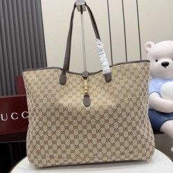 Cloni Borsa tote grande Gucci Jackie 867014 Marrone firmate
