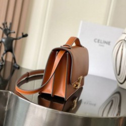 Replica di lusso Borse Celine Medium Triomphe Folio nera Imitazioni Cloni Borse Celine Medium Triomphe Folio nera firmate