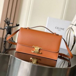 Cloni Borse Celine Medium Triomphe Folio nera firmate