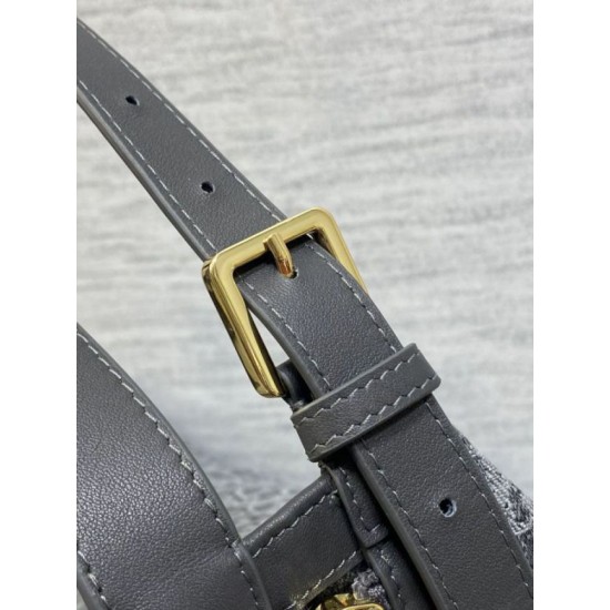 Replica di lusso Borsa Dior Medio D-Journey denim jacquard con motivo obliquo Blu Imitazioni Cloni Borsa Dior Medio D-Journey denim jacquard con motivo obliquo Blu firmate