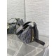 Replica di lusso Borsa Dior Medio D-Journey denim jacquard con motivo obliquo Blu Imitazioni Cloni Borsa Dior Medio D-Journey denim jacquard con motivo obliquo Blu firmate