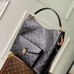 Replica di lusso Borsa Louis Vuitton Hobo Metis M27189 Nera Imitazioni Cloni Borsa Louis Vuitton Hobo Metis M27189 Nera firmate