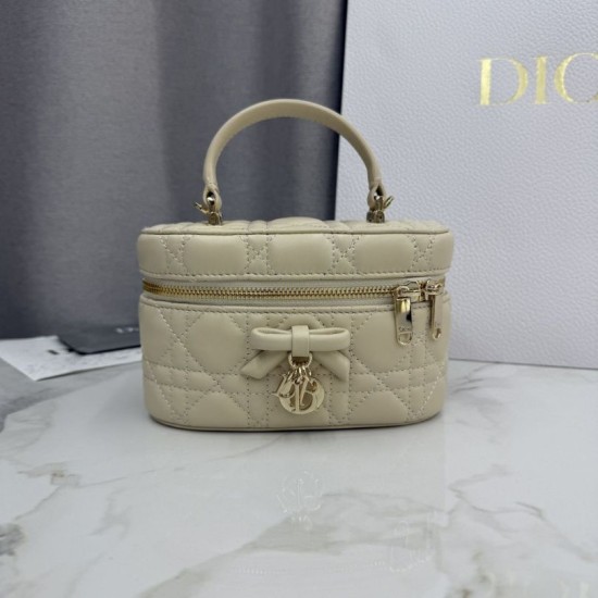 Beauty case Dior Lady Dior Micro Albicocca