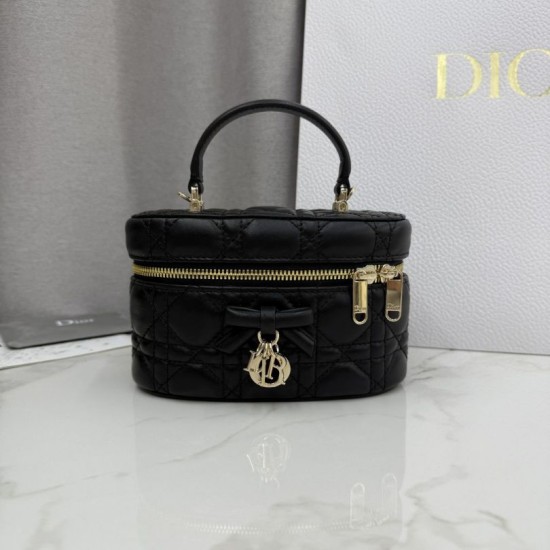 Beauty case Dior Lady Dior Micro Nero