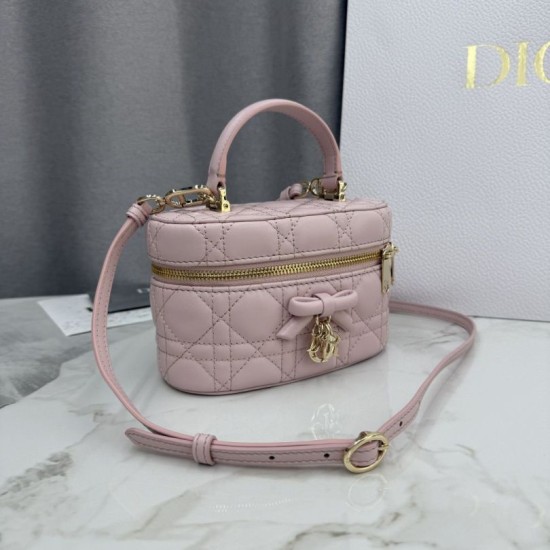 Beauty case Dior Lady Dior Micro Rosa