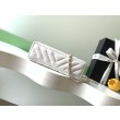 Imitazioni borse griffate a mano Kelly Chanel AS4416 con trapuntatura a chevron bianco