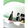Borsa Replica 1:1 a mano Kelly Chanel AS4416 con trapuntatura a chevron bordeaux