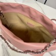 Borsa a mano media Loewe Flamenco Rosa