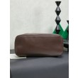 Borsa a secchiello a tracolla Miu Miu Aventure nappa 5BE101 Caffè