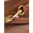 Borsa a secchiello a tracolla Miu Miu Aventure nappa 5BE101 Marrone