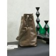 Borsa a secchiello a tracolla Miu Miu Aventure nappa 5BE101 Radica