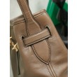 Borsa a secchiello a tracolla Miu Miu Aventure nappa 5BE101 Radica