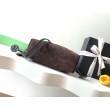 Imitazioni borse griffate a secchiello/hobo Chanel trapuntata con coulisse scamosciata AS5227 Caffè