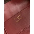 Imitazioni borse griffate a secchiello/hobo Chanel trapuntata con coulisse scamosciata AS5227 Caffè