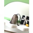Borse Replica Alta Qualità a secchiello/hobo Chanel trapuntata con coulisse scamosciata AS5227 Grigio