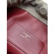 Borse Replica Alta Qualità a secchiello/hobo Chanel trapuntata con coulisse scamosciata AS5227 Grigio