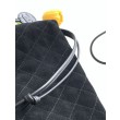 Borsa a secchiello/hobo Chanel trapuntata con coulisse scamosciata AS5227 Nero