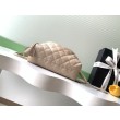 Borsa a secchiello trapuntata con coulisse Chanel AS5227 albicocca