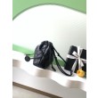 Imitazioni borse griffate a secchiello trapuntata con coulisse Chanel AS5227 Nero