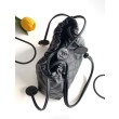 Imitazioni borse griffate a secchiello trapuntata con coulisse Chanel AS5227 Nero