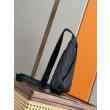 Borsa a tracolla Dior Trek con cerniera Dior Oblique nylon nero Borsa a tracolla Dior Trek con cerniera Dior Oblique nylon nero