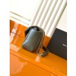 Imitazioni borse griffate a tracolla media YSL Saint Laurent Calypso muschio