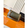 Imitazioni borse griffate a tracolla media YSL Saint Laurent Calypso muschio